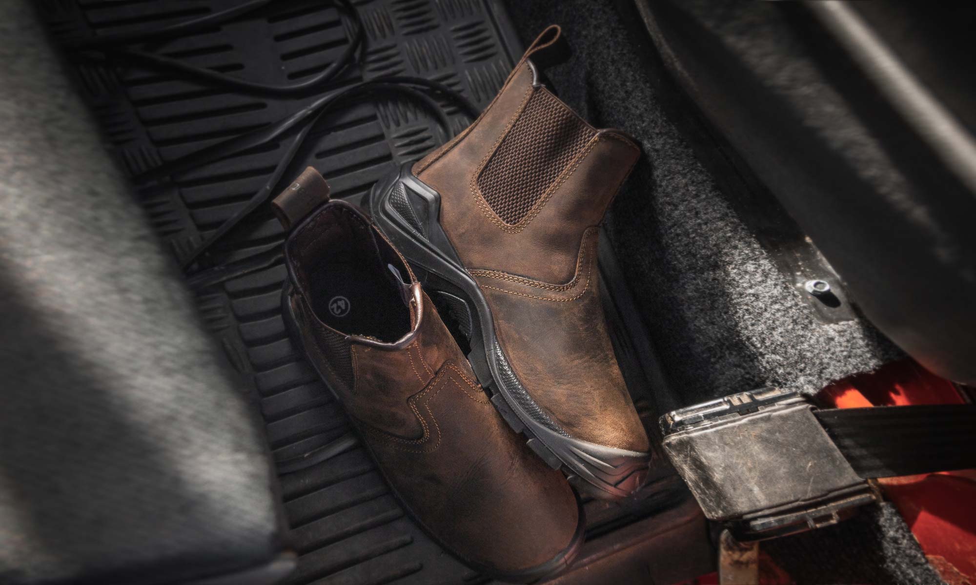 Brown Xpert non-safety dealer boots