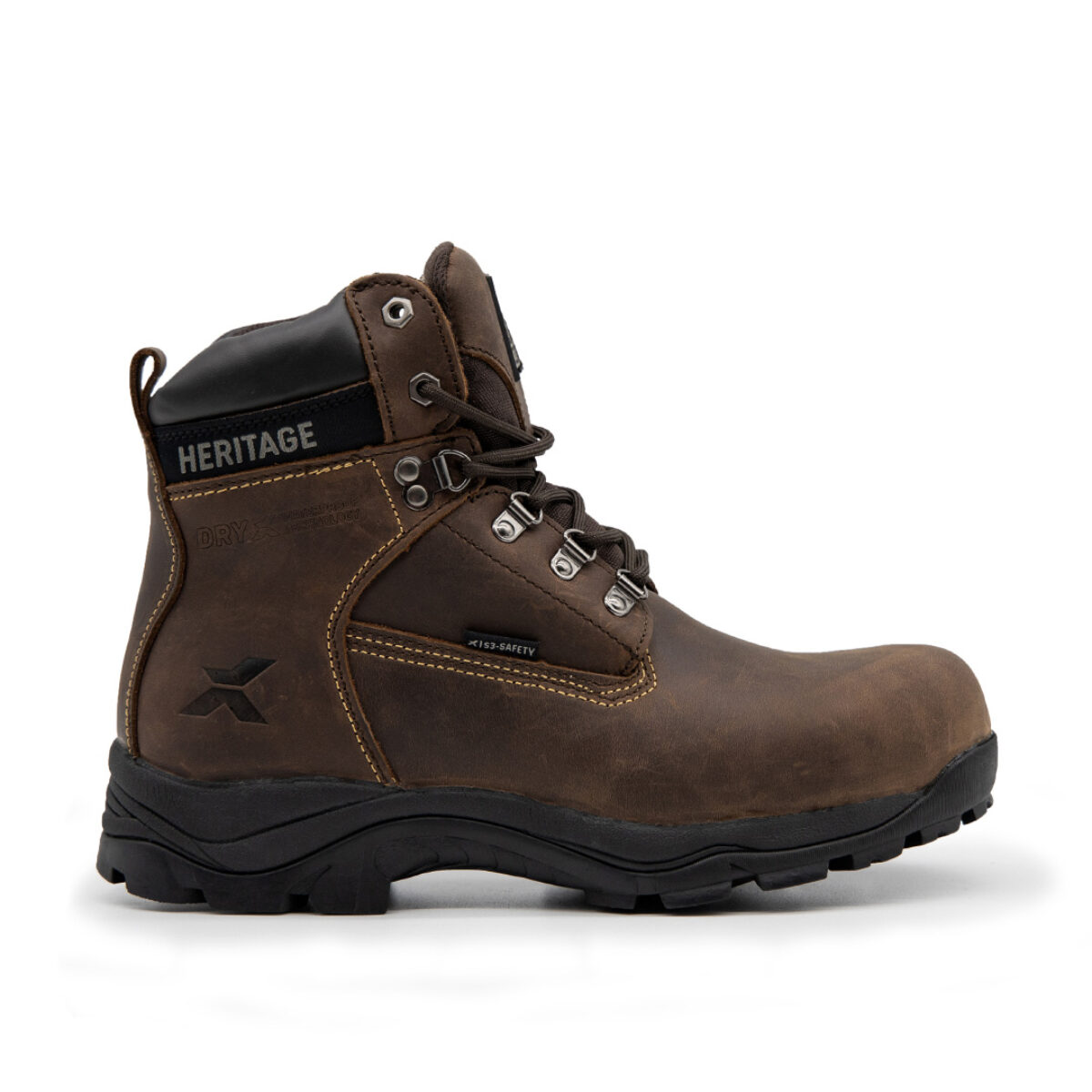 Xpert Heritage Legend S7L Safety Boots Brown | Xpert Workwear