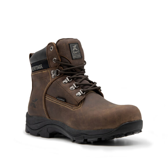 Xpert Heritage Legend S7L Safety Boots Brown | Xpert Workwear